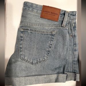 Lucky brand boyfriend jean shorts
